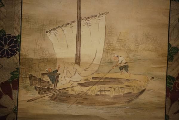 立葵 油絵 P6(409×273mm)