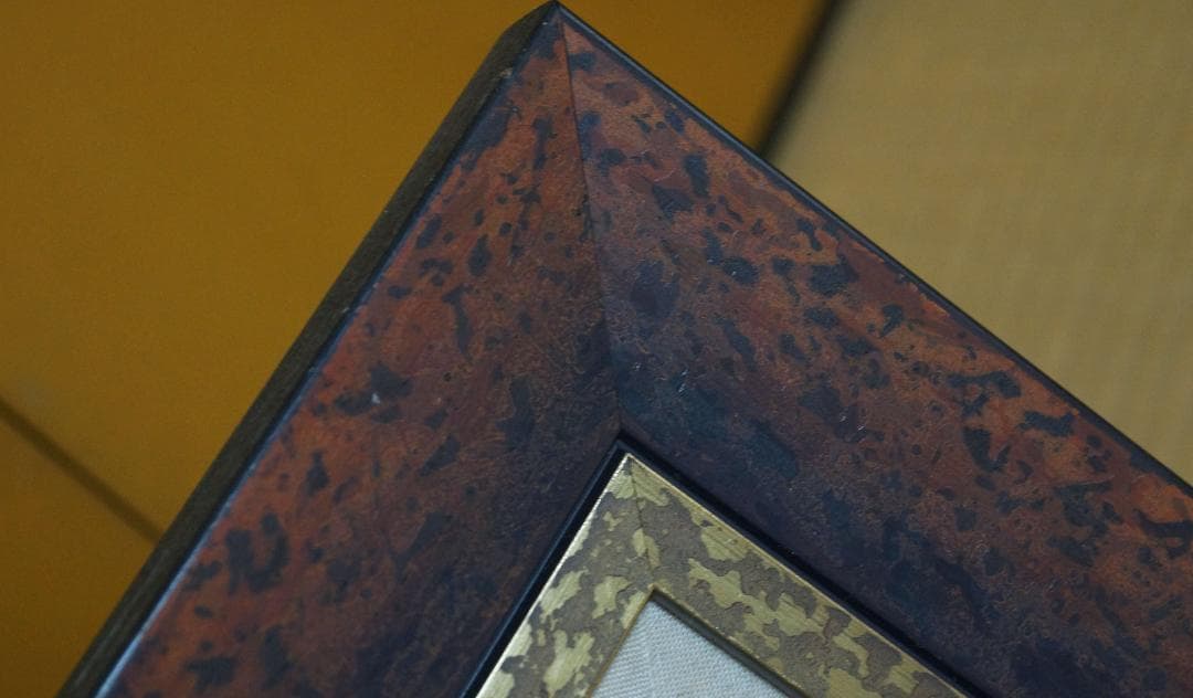 複製画 岸田劉生 1920年作『毛糸肩掛ける麗子肖像』油彩画ウッドワン