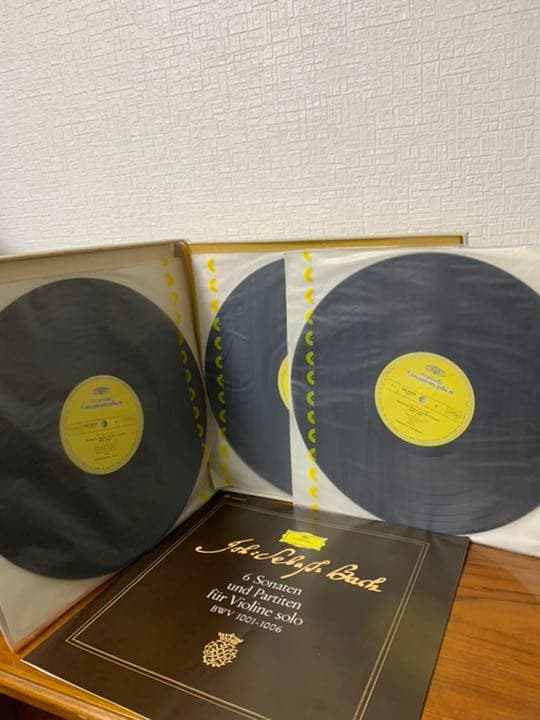 ヘンリク シェリング ヴァイオリン バッハ LP レコード 3枚組 - メルカリ