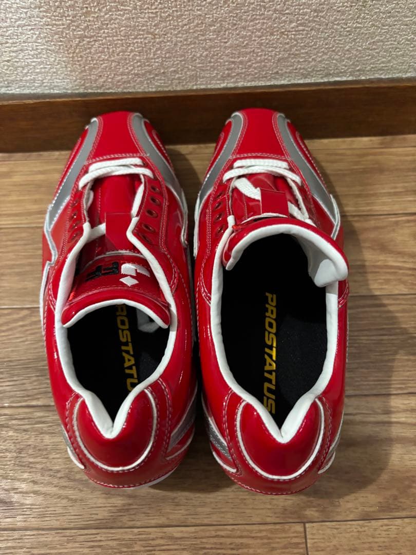 PROSTATUS スパイクシューズ レッド/シルバー 27.5cm