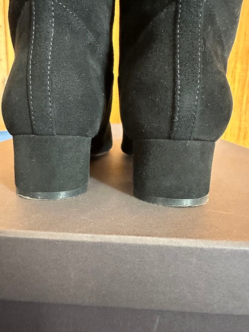 美品 PELLICO ペリーコ スェードレザー ロングブーツ 37 黒 24