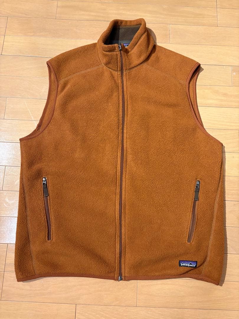 patagonia　パタゴニア シンチラベスト XL フリース オレンジ 90's 