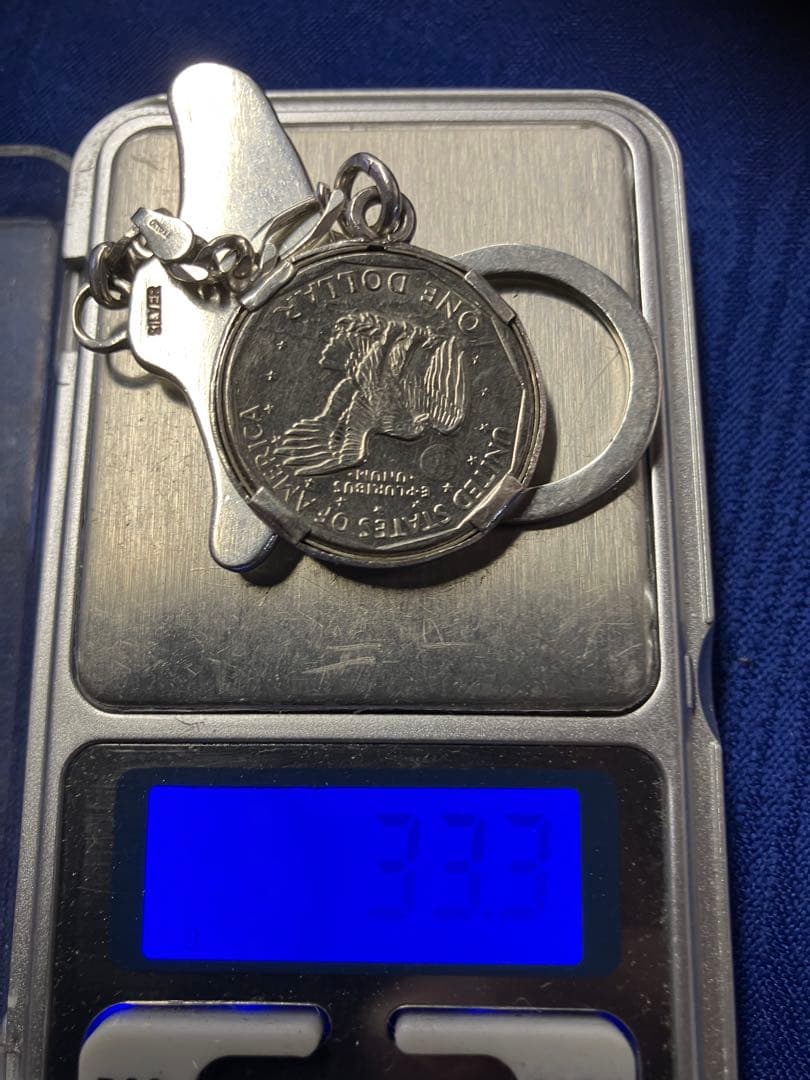 G*S様 シルバー リバーシブル キーホルダー 33.3g シルバー925