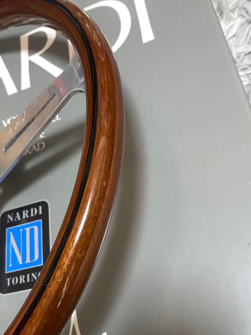 【NARDI Classic】36.5Φ ウッドステアリング　ナルディ