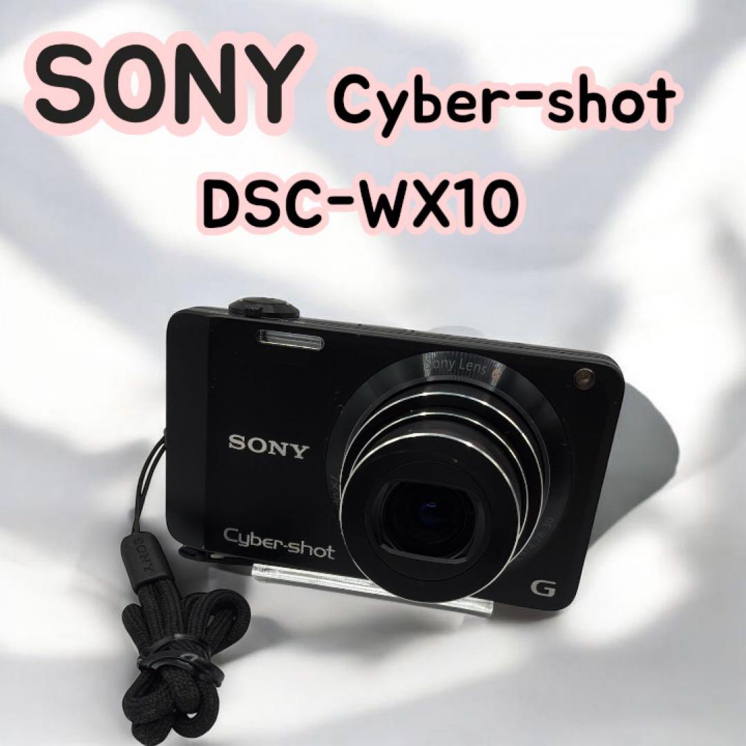 SONY Cyber-shot DSC-WX10 ブラック - メルカリ