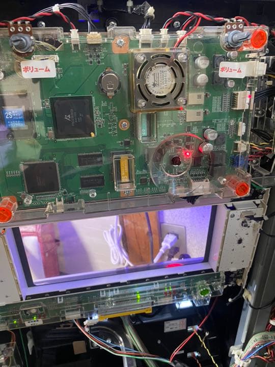 実機スロット 鉄のラインバレル コイン不要機付き