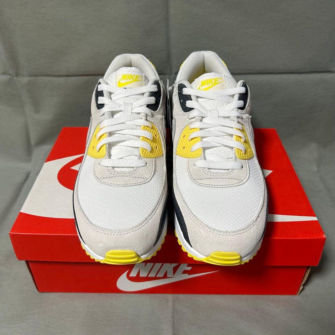NIKE ナイキ エアマックス 90 ホワイト イエロー ブラック 白 黄 黒