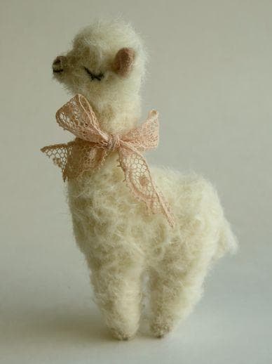 113□ぬいぐるみ作家 五十嵐めぐみさん△アルパカ Kutcha Kacha