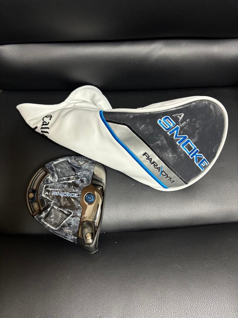 キャロウェイAIスモークMAX10.5ドライバーヘッド　ヘッドカバー付未使用 パラダイムaiスモークMAXドライバー10 5° ヘッドのみ 未使用純正