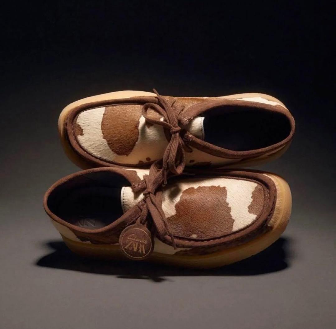 極美品 激レア】Clarks × ZARA ワラビー ハラコ 定3.5万 43