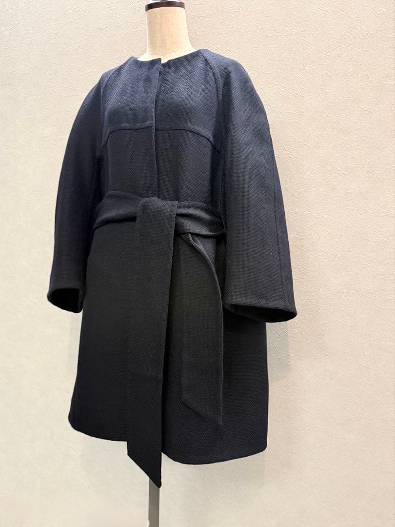 Drawer 176,000円22A/W ウールナナコケヌキノーカラーコート - メルカリ