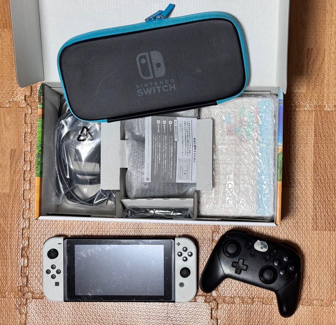 Nintendo Switch あつまれどうぶつの森ver + プロコン・ケース - メルカリ