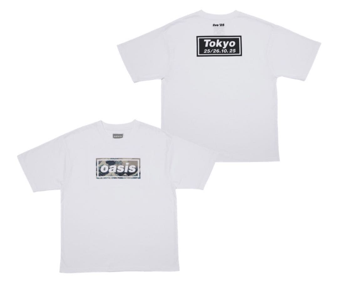 Oasis ライブ live '25 Tシャツ 波 日本限定 M - メルカリ