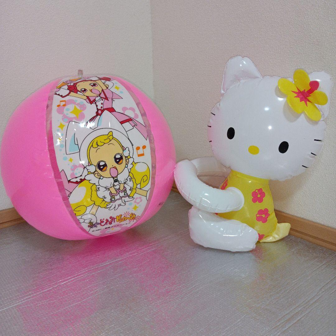 サンリオ　おジャ魔女どれみドッカーン!　空ビ 平成レトロ　ビーチボール　カオハナ サンリオ おジャ魔女どれみドッカーン! 空ビ 平成レトロ ビーチボール