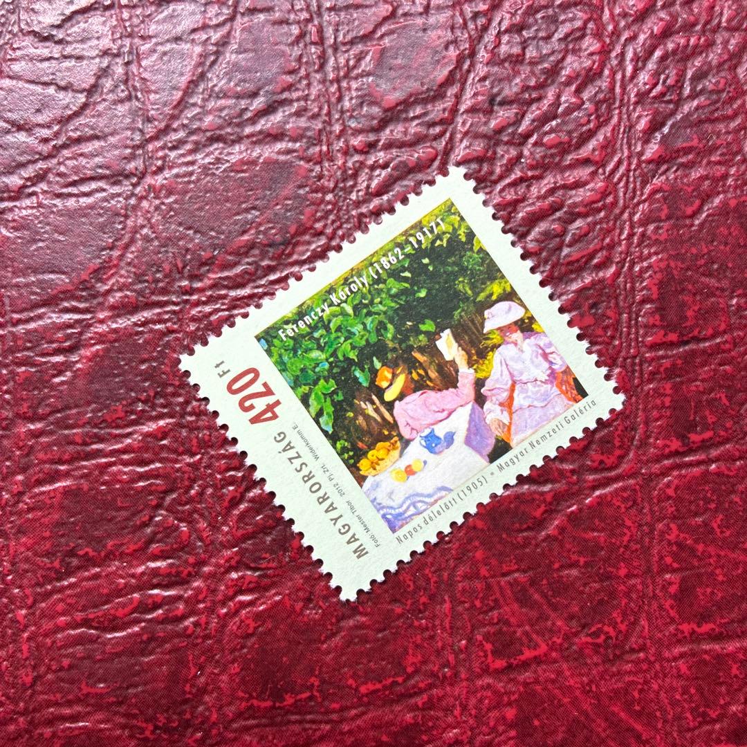 77382セール現品限 外国切手 ハンガリー発行絵画1種揃高額券 - メルカリ