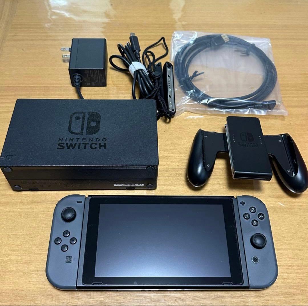 Nintendo Switch 本体 グレー 箱あり - メルカリ