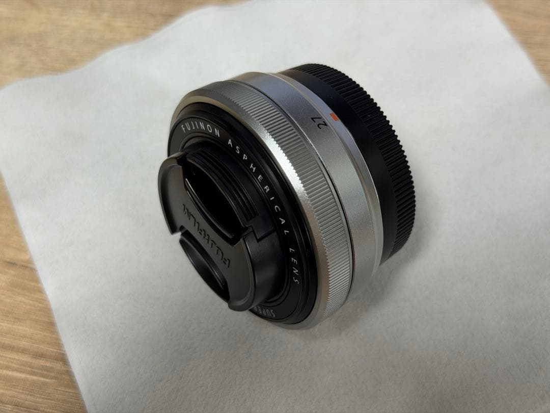 FUJIFILM XF 27mm F2.8 R WR シルバー フジノン Fujifilm Fujinon XF27 XF 27MM F2.8 Lens Silver F. X Mount Camera