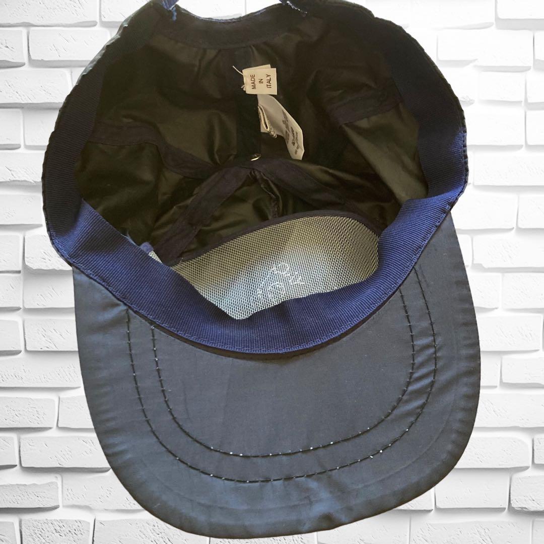 イタリア製】エルメネジルドゼニア・YACHTING キャップ 希少 ネイビー