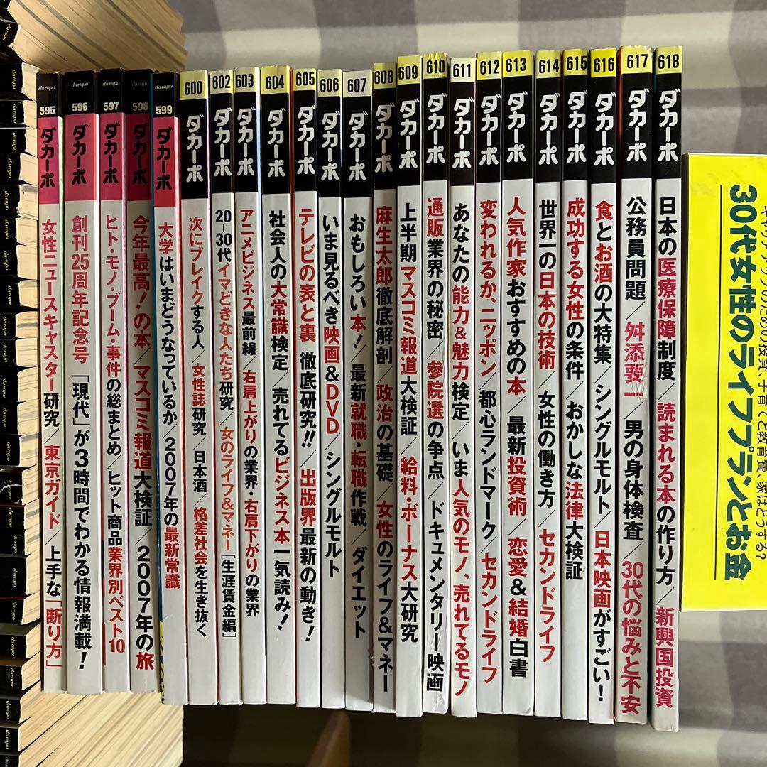 希少、絶版】ダ・カーポ【教養、サブカル系雑誌】 - メルカリ