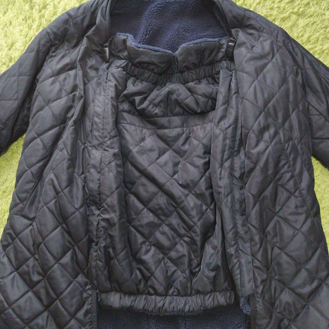 《LEPSIM》 マタニティ ボアリバーシブルコート ダッカー付き ママコート