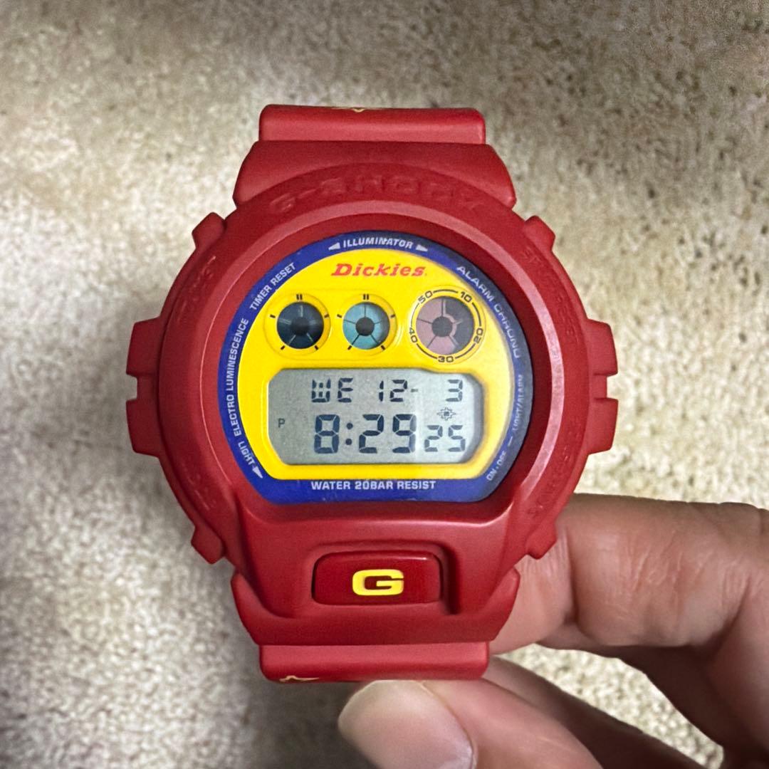 G-SHOCK×Dickiesコラボ 腕時計 レッド Yahoo!オークション - 【美品】G-SHOCK × Dickies ディッキーズ 星条