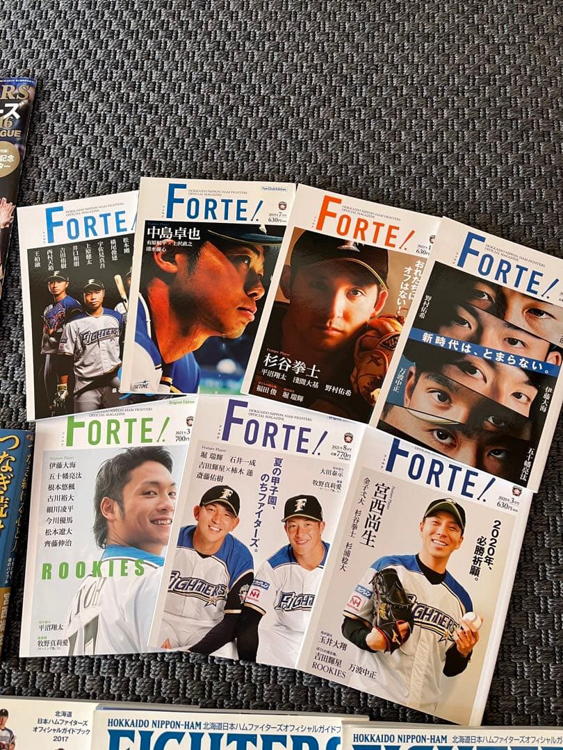 まとめ売り‼️】日本ハムファイターズ 2014年〜2021年 雑誌まとめ売り