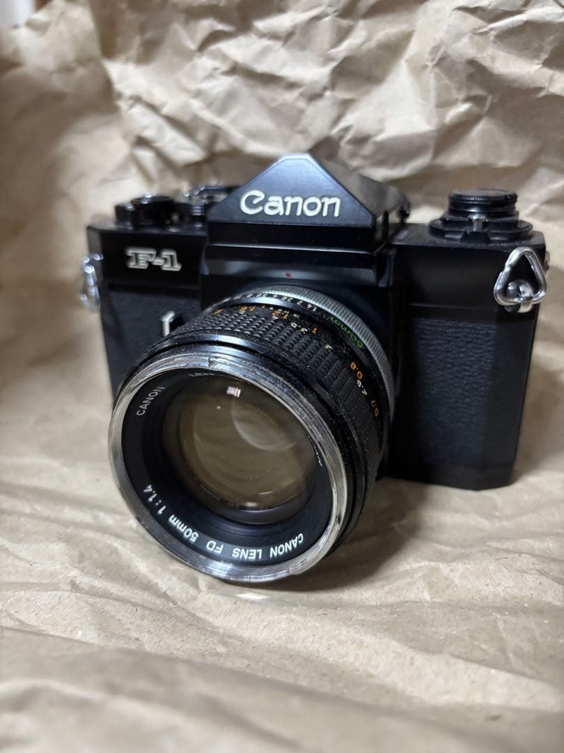 ミ*ニ様 【美品】Canon F1 後期 50mm f1.4 レンズセット 保証付 】【中古】 オールドレンズ Canon New FD 50mm f1.4 キヤノン