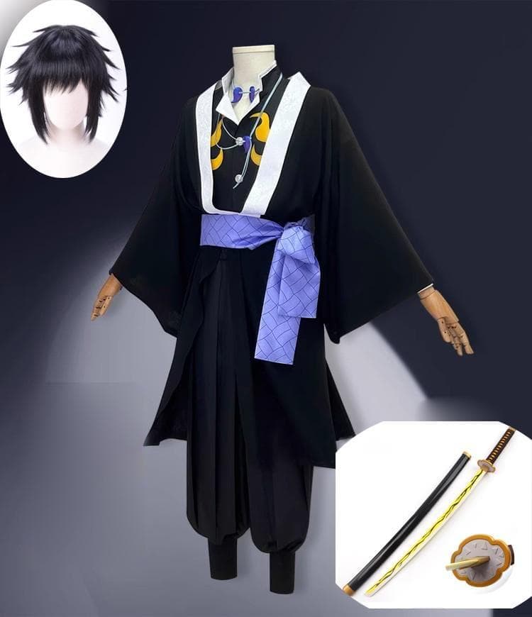 いかこま リンク 獪岳（かいがく）コスプレ衣装 S 道具刀 ウィッグ高品質 いかこま リンク 獪岳（かいがく）コスプレ衣装 S 道具刀 ウィッグ高