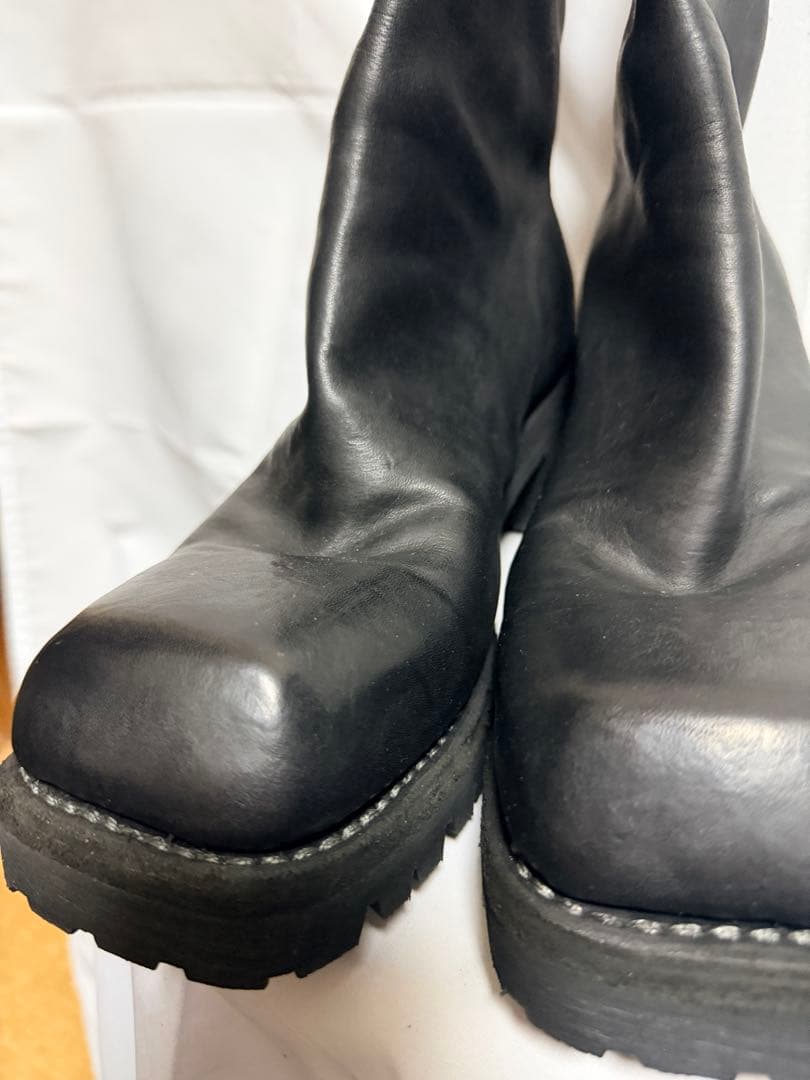 GUIDI グイディ 9088V スクエアトゥ ブーツ ブラック - メルカリ