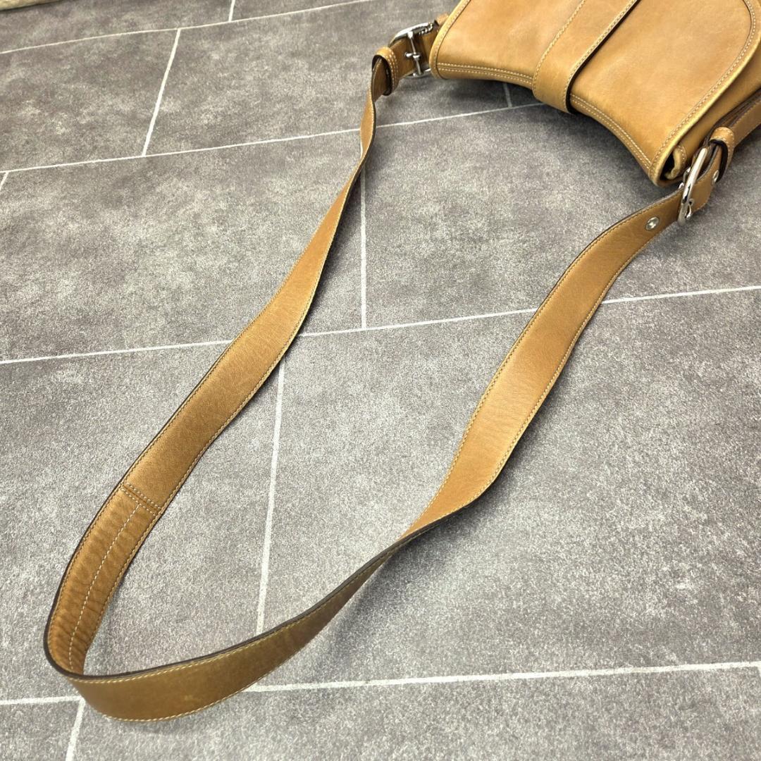 COACH オールドコーチ ソーホー ショルダーバッグ レザー キャメルの