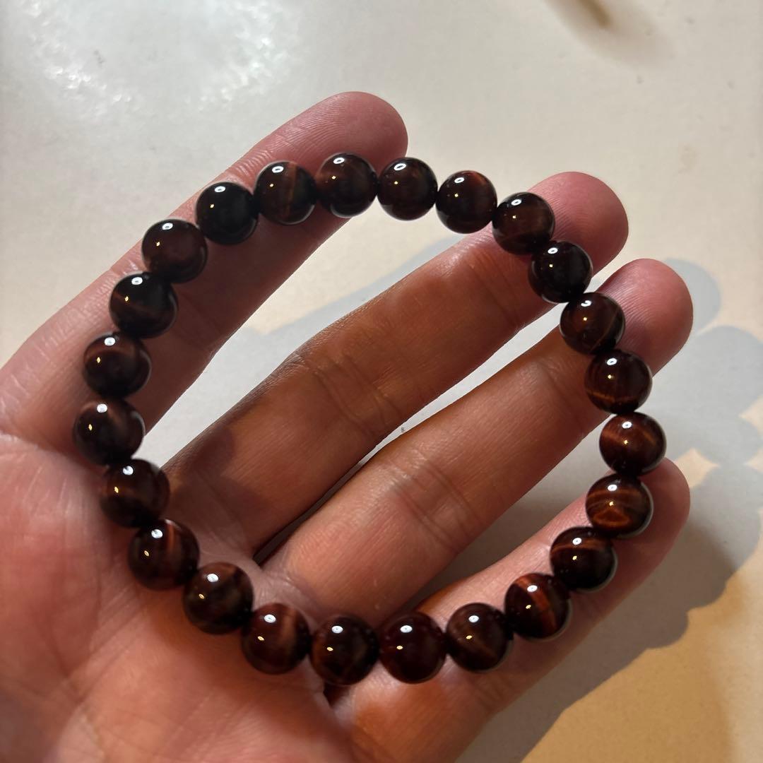 すっごい綺麗なレッドタイガーアイ！ズーンとくる！おすすめ！