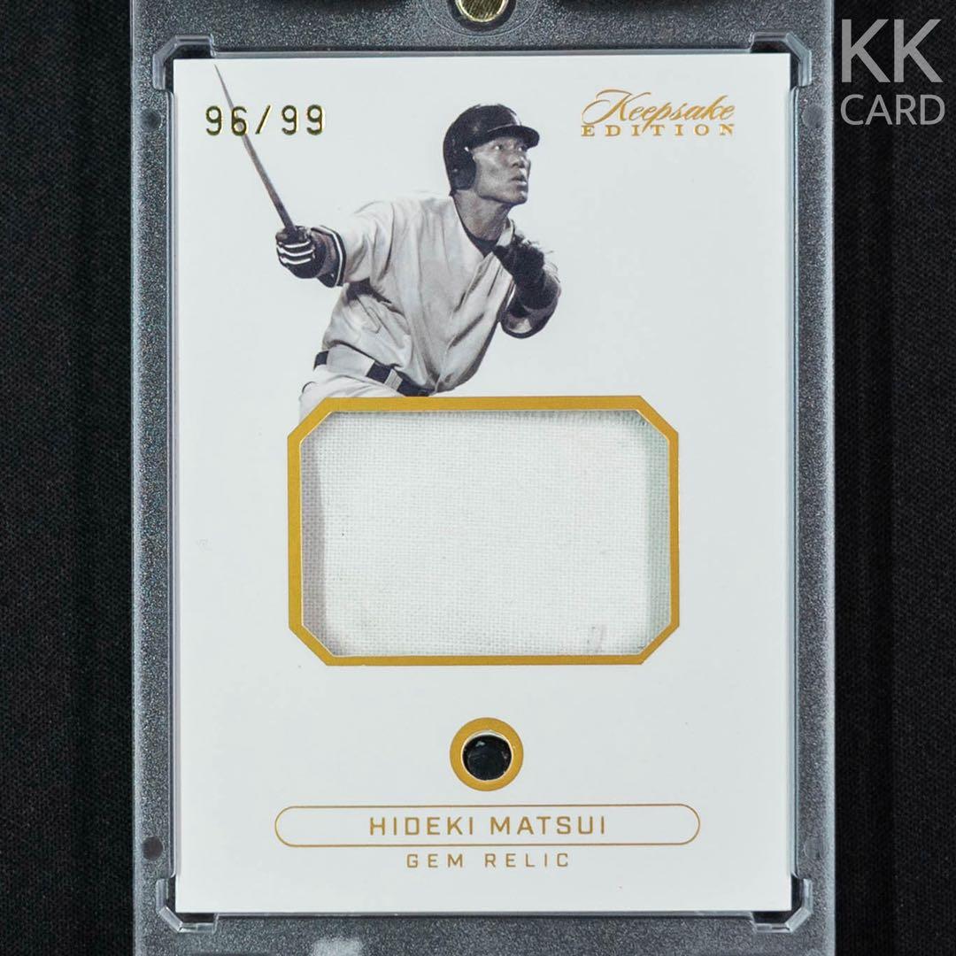 99枚限定 2024 Keepsake 松井秀喜 実使用ジャージーカード - メルカリ