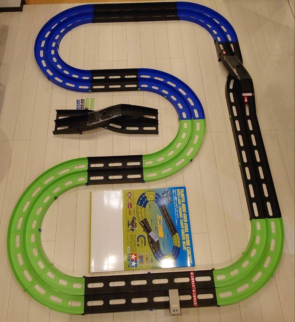 ラップタイマー付きタミヤミニ四駆オーバルホームサーキット2セット＋