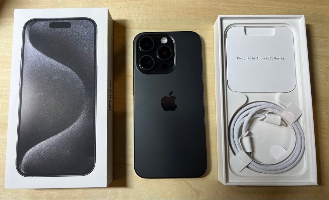 iPhone15 pro 128GB simフリー iPhone 15 Pro 128GB - ブルーチタニウム（SIMフリー）[整備済製品