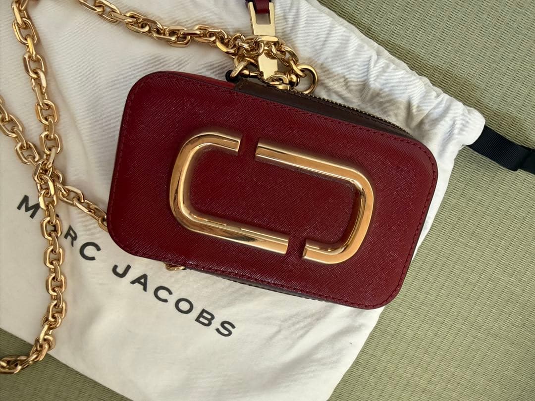 MARC JACOBS バーガンディ ショルダーバッグ