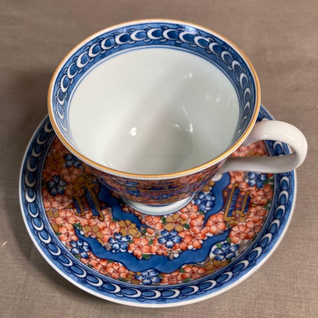 源右衛門】古伊万里の伝統 日本名窯 舘林源右衛門作 染錦古伊万里楼閣