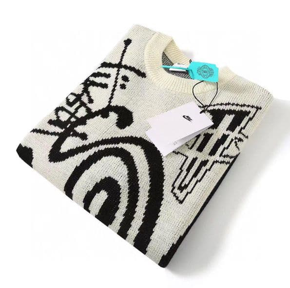 Stussy x Nike Icon Knit Sweater Natural- - メルカリ