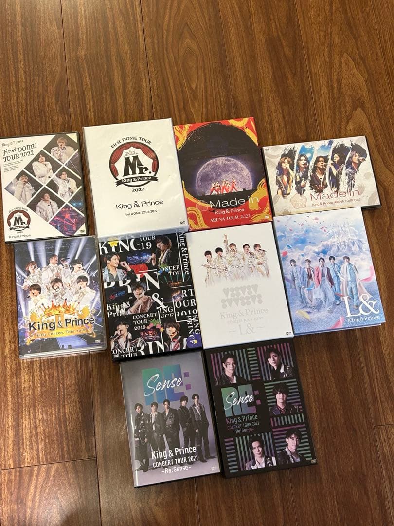 King & Prince ライブコンサートDVDセット King&Prince キンプリ ライブDVDセット - メルカリ