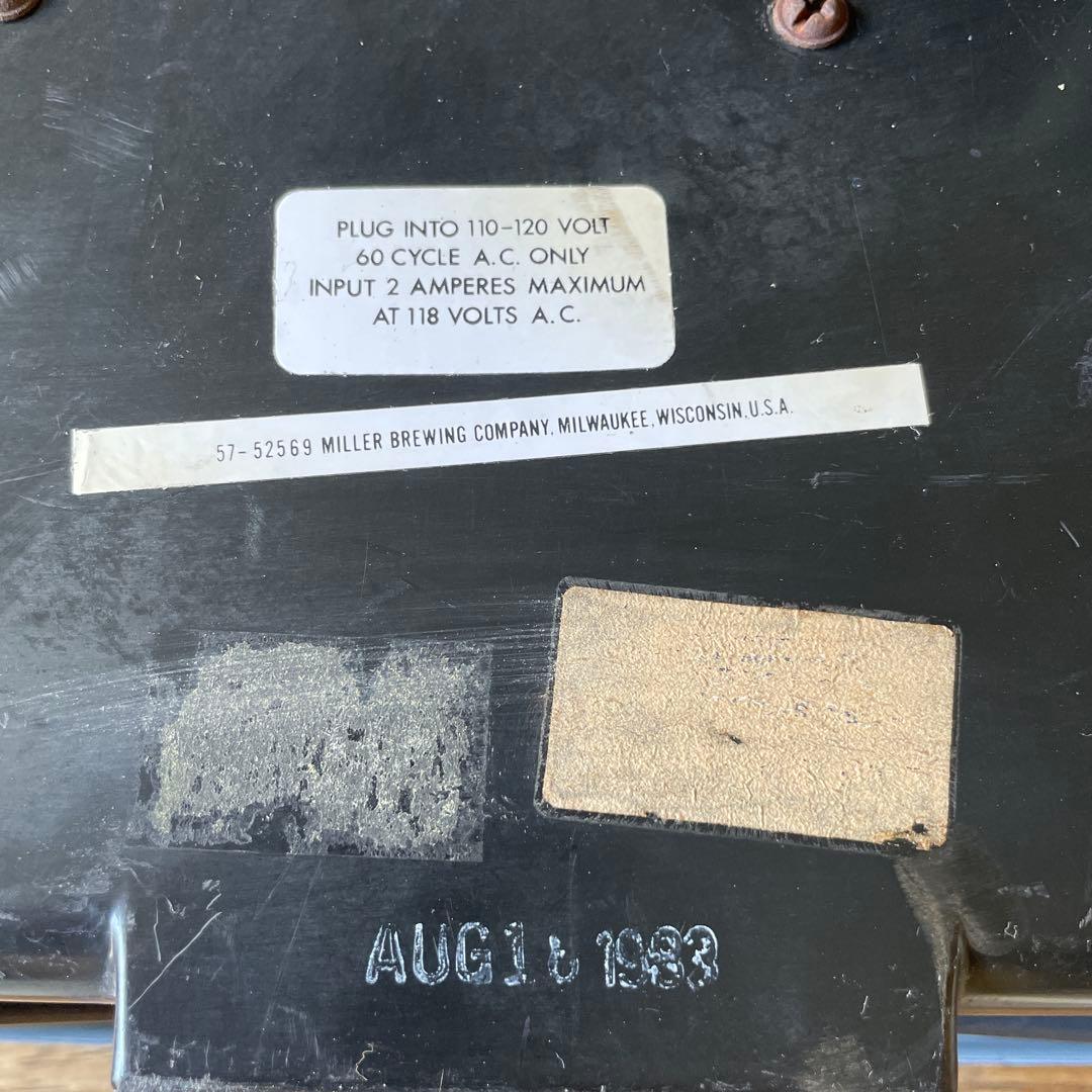 80's ヴィンテージ Miller Lite Beer ライトサイン 看板 - メルカリ