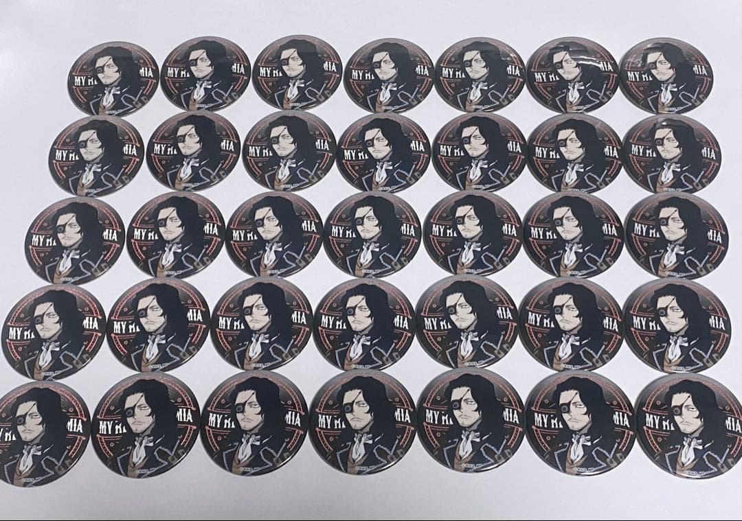 僕のヒーローアカデミア スチームパンク缶バッジ 相澤消太 35点 グッズ-バッチ】僕のヒーローアカデミア メタル缶バッジコレクション