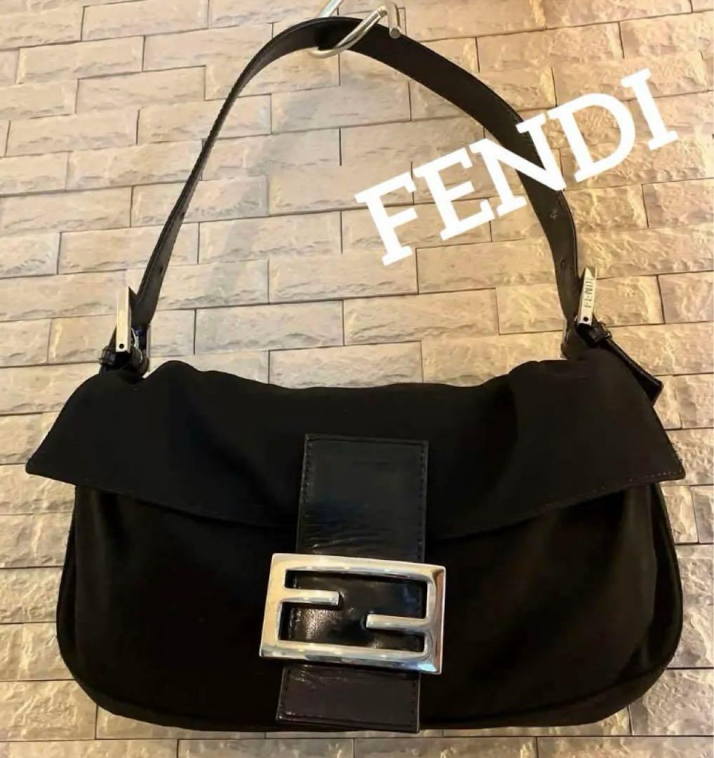 FENDI フェンディ マンマバケット FFロゴ ハンドバッグ ショルダー