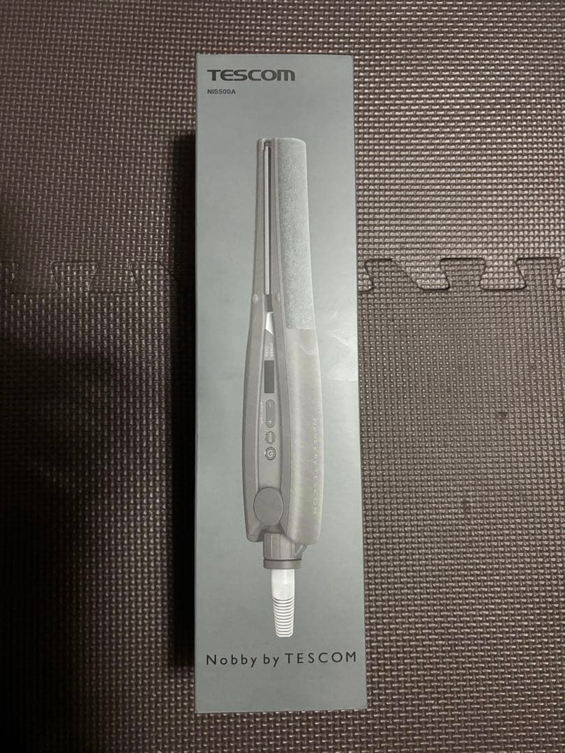 TESCOM Nobby ストレートヘアアイロン グレー　NIS500a Nobby by TESCOM テスコム ヘアアイロン NIS500A-H スモーキーグレー
