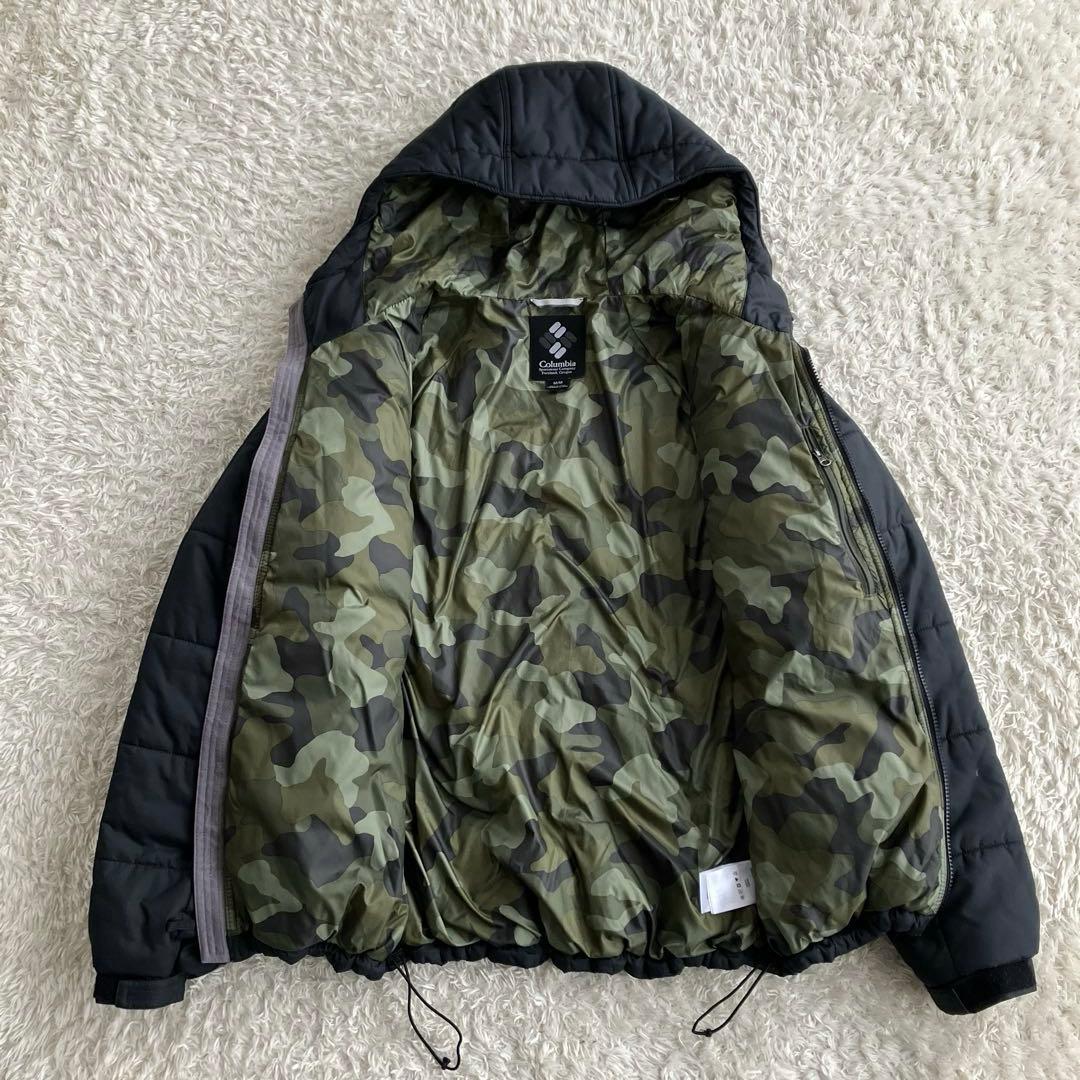 美品Columbia フーデッド パファージャケット ドローコード 短丈 y2k