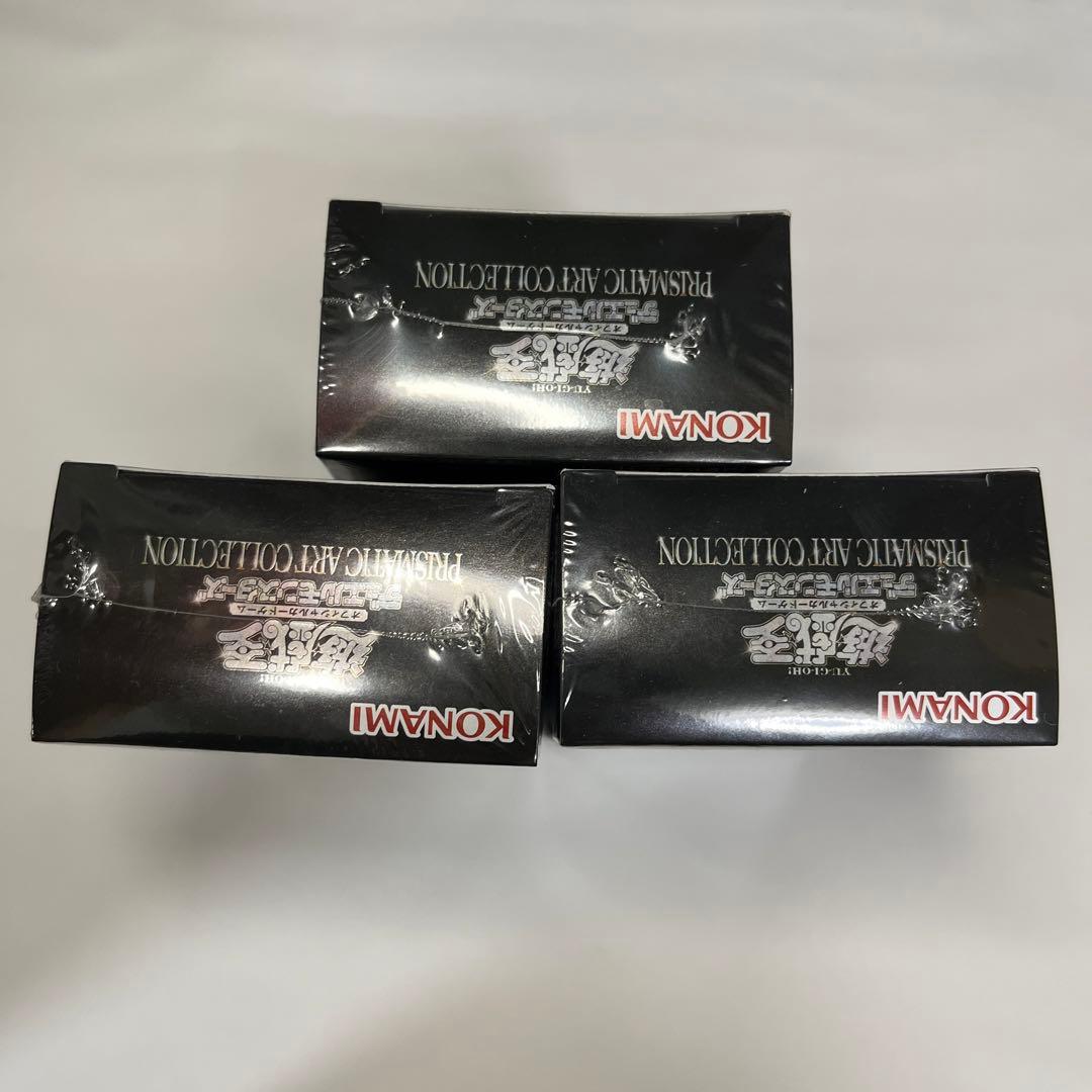 遊戯王 プリズマティックアートコレクション シュリンク付き 3box