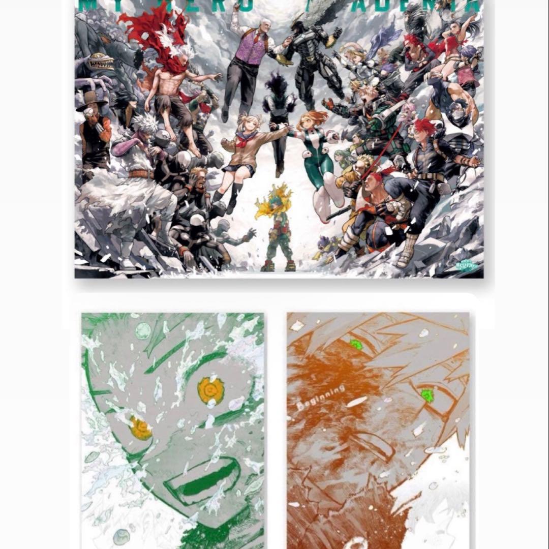 ヒロアカ原画展 A2 B2ポスター The Beginning キービジュ ヒロアカ原画展 A2ポスター『The Beginning』デク - メルカリ