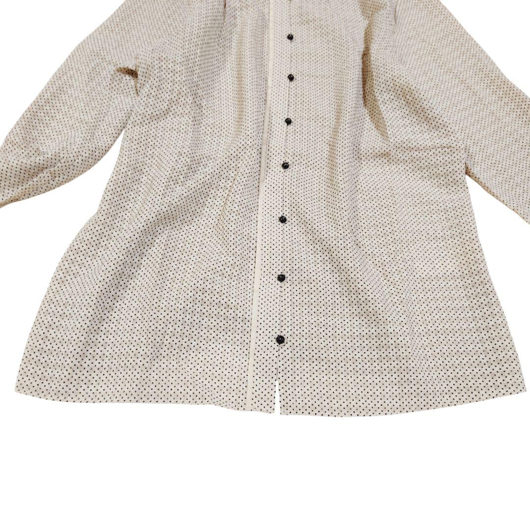 イエナラブクール ドット柄 フリル サッカー ブラウス 近年モデル 日本