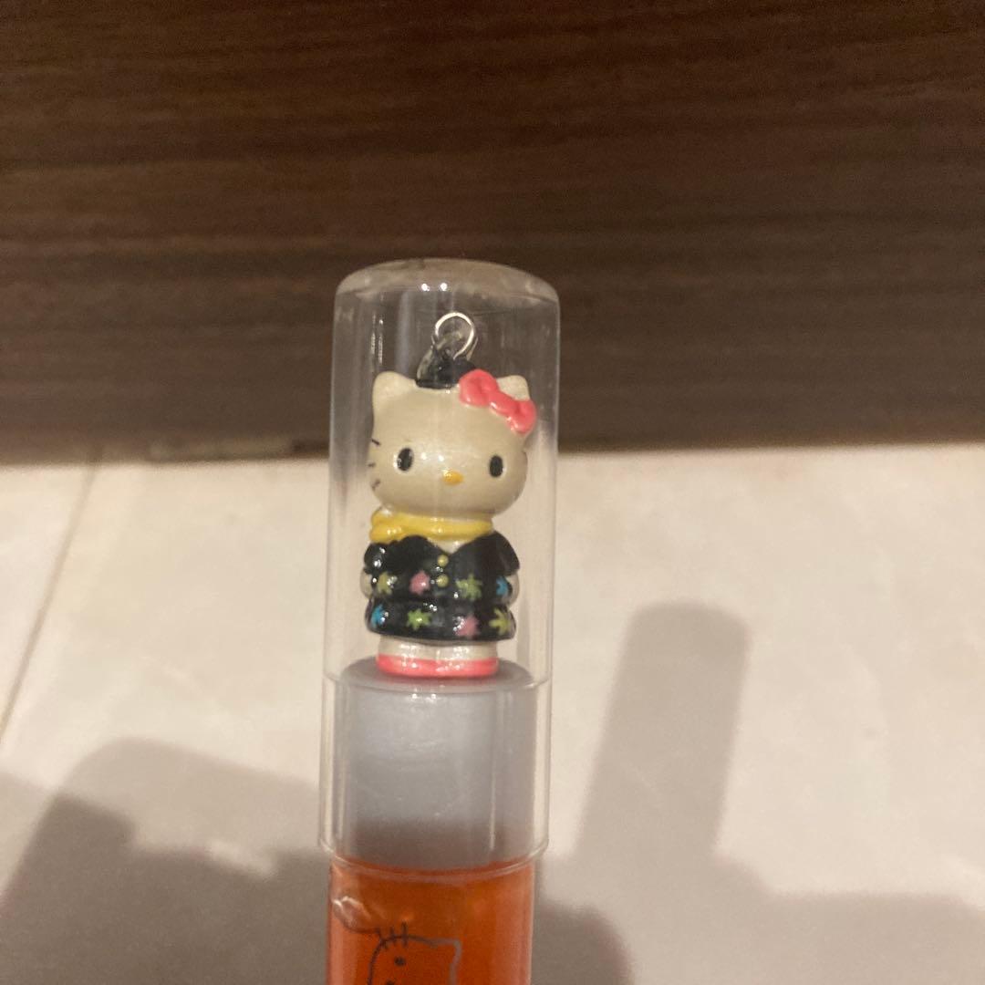 レトロ《2002年 ハローキティ リップグロス》当時物 コスメ☆オレンジ