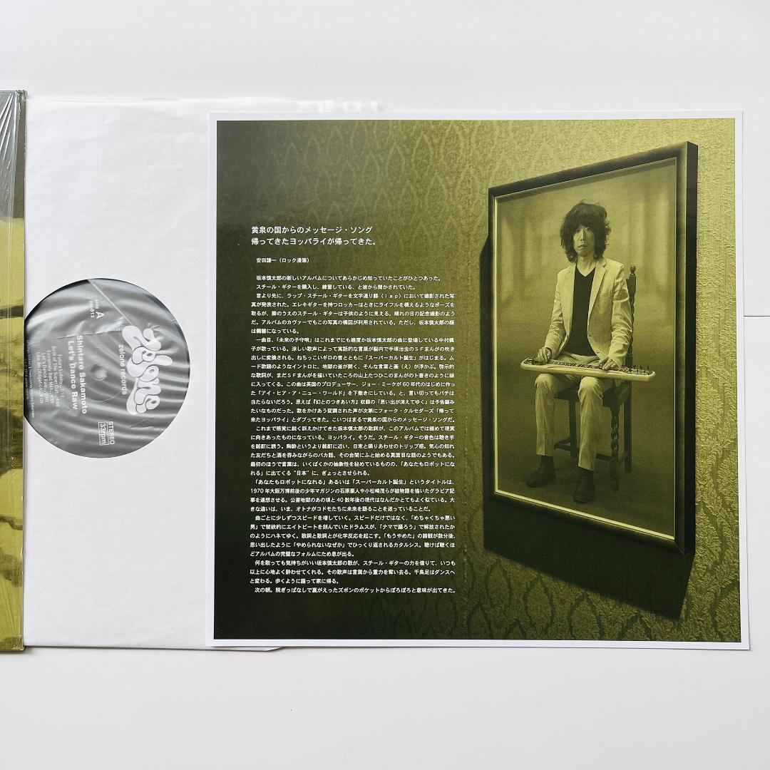 稀少 国内盤オリジナル レコード 坂本慎太郎 ナマで踊ろう ゆらゆら