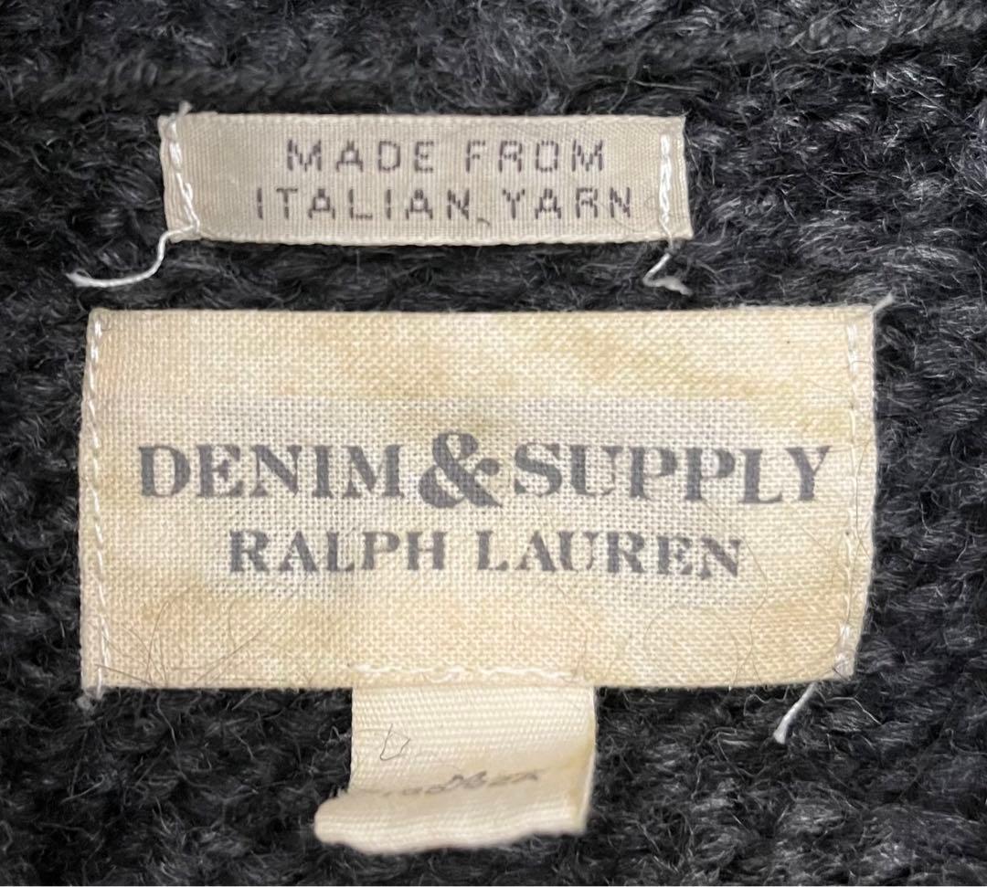 レア アルパカ混 ラルフローレン デニム&サプライ ニット カーディガン