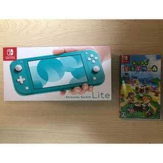 Switch LITE ターコイズ  どうぶつの森カセットセット Amazon.co.jp: 【整備済み品】 任天堂 Nintendo Switch Lite あつまれ